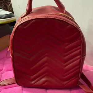 Forever 21 red backpack